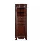 Winslow 22 in. Linen Cabinet   Antique Cherry