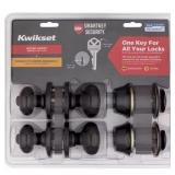 Kwikset Cove SmartKey Exterior Deadbolt 2-Pack