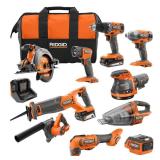 18V Cordless 10-Tool Combo Kit **TOOLS ARE MISSIN