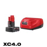 M12 12V Lithium-Ion XC Battery Pack 4.0 Ah