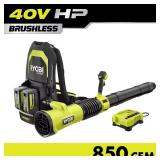 40V Brushless Cordless Backpack Blower