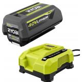 RYOBI 40V 4.0Ah Battery & Rapid Charger
