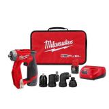 Milwaukee M12 Drill Driver Kit + 4-Tool Heads (On