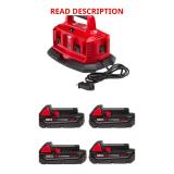 Milwaukee M18 6-Pack Charger + (4) 2Ah Batteries
