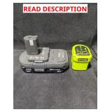 Ryobi 18V 2Ah Lithium Ion Battery With Charger