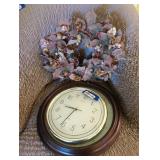 Wall Clocks and Wreath