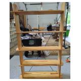 5 Shelf Wooden Shelving