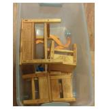 Vintage Wooden Doll Furniture Set
