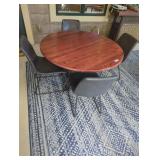 Outdoor table and chairs.