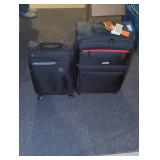 Pair of suitcases.