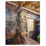 Christmas decor lot.