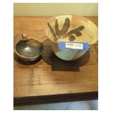 Hand made pottery.