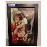 Framed Reprint "About Time" Movie Poster