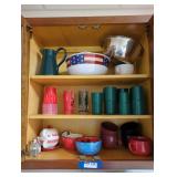 Cups and Bowls Cabinet Lot