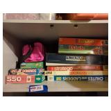 Board Games Shelf Lot
