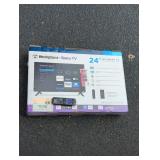 Roku 24in flat screen TV.