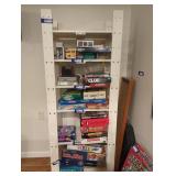 White Wood 6 Shelf Shelving Unit