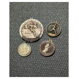 Vintage Athletic Award Medals Collection