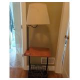 Night stand with light.