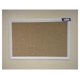 Burlap Covered Corkboard