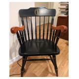 2 Black University of Virginia Wooden Chairs