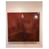 Wooden Fold Up Wall Hang Wipe Board