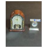 Pair of clocks.