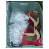 Christmas decor tote lots.