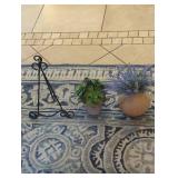 Decorative Plant Arrangement with Stand