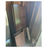 Cabinet doors and wood panel and more lot.