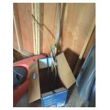 Pair of bows with arrows box lot.