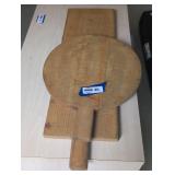 Pair of cutting boards lot.