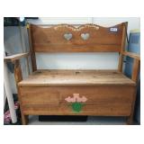 Wooden Bench with Storage and More