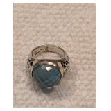 Silver Ring with Gemstone