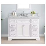 Windlowe Bath Vanity with Marble Top