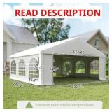 Outsunny 20x20 Party Tent with Doors (box 2 out o