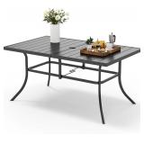 MFSTUDIO Patio Table for 6, 59" Table