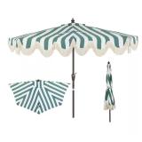 Beverly 9 ft. Scalloped Fringe Umbrella