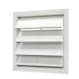 19.25 in. Square White Aluminum Shutter Vent