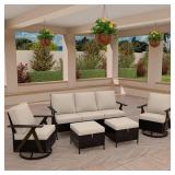5-Piece Outdoor Conversation Set with Chairs