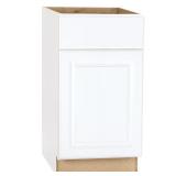 Hampton Satin White Cabinet with Glides
