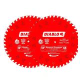 Diablo 12 in. Carbide Saw Blade Set 44T 2pk