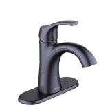 Arnette Matte Black Single-Handle Faucet