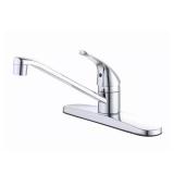 Single-Handle Kitchen Faucet, Polished Chrome