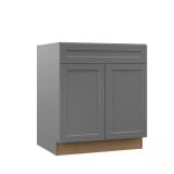 Melvern Storm Gray Shaker Base Cabinet
