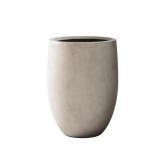 Weathered Concrete Tall Planter   Round, Large