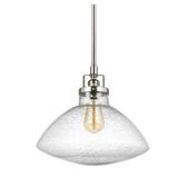 Belton 1-Light Brushed Nickel Hanging Pendant