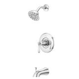 Courant 1-Spray Tub & Shower Faucet, Chrome