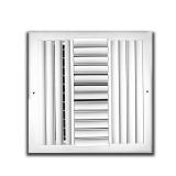 12 in. x 12 in. 4-Way Aluminum Register