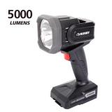 Husky 5000 Lumen Hybrid Power Spotlight